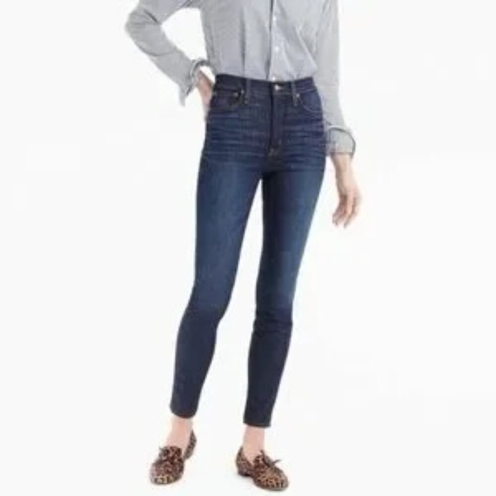 J.Crew toothpick dark wash jeans